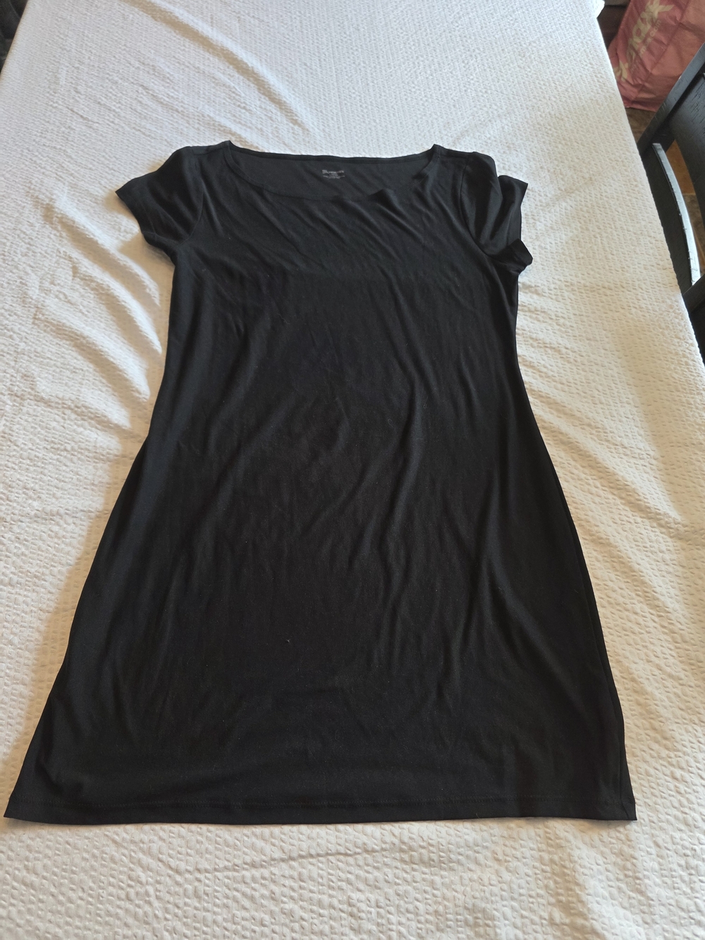 No Boundaries Black Scoop Neck Mini Dress L